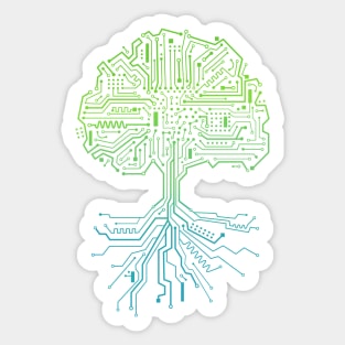 Circuit Tree Sticker